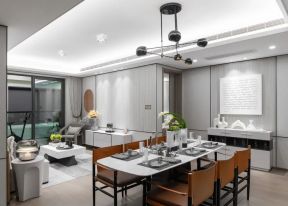 样板房餐厅装修效果图 样板间室内装修