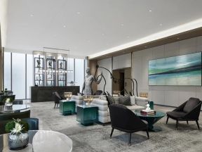 2023售楼部大厅接待区装修设计效果图
