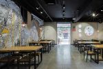 现代风格220平烧烤店门面装潢设计图