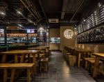 烧烤店门面工业风格设计实景图