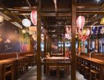个性烧烤店门面装修设计实景图