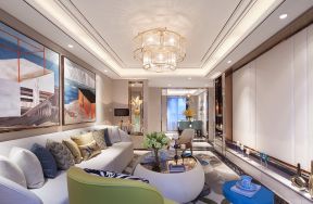 客厅水晶灯装修效果图 客厅水晶灯具 客厅水晶灯