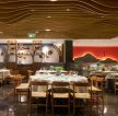 2023饭店大堂桌椅装潢设计效果图