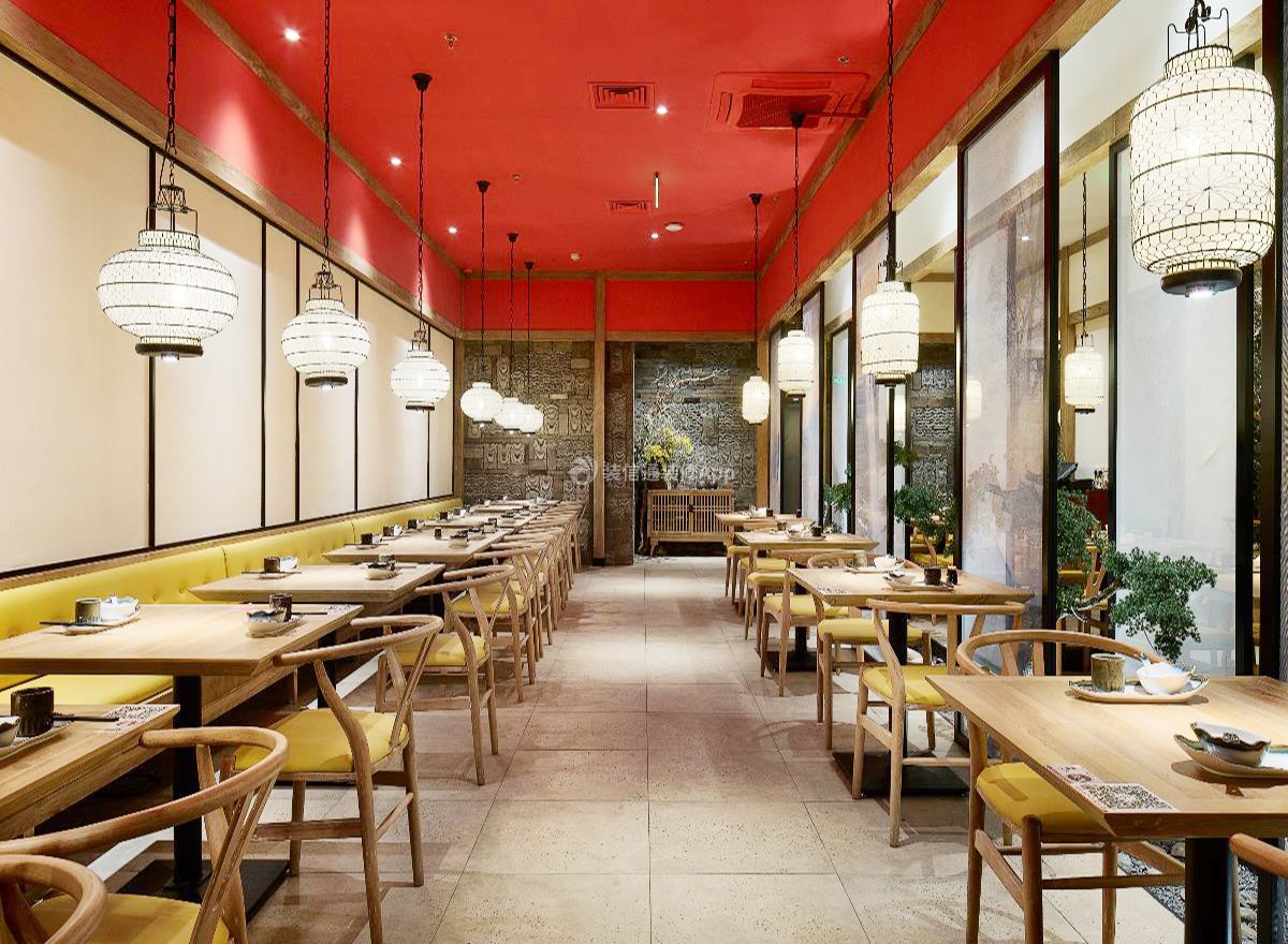 2023饭店大堂吊灯装修装饰效果图