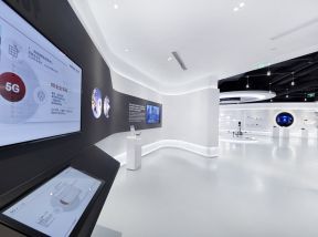 现代风格科技展厅装修效果图