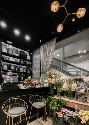 小型鲜花店装修设计效果图