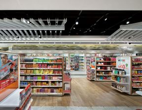 药店店面现代风格装潢设计效果图