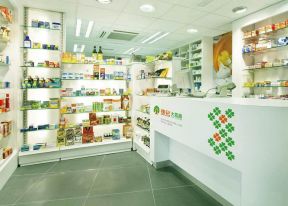 小型药店内部装修设计效果图