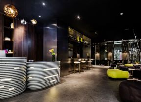 高端美发店面装潢设计效果图