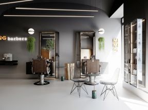 理发店店面图片 理发店店面装修 理发店店面装修设计