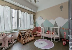 儿童房创意 儿童房背景墙效果图