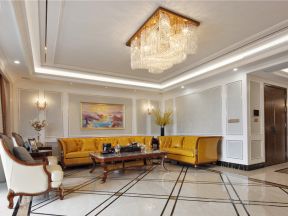 客厅水晶灯装修效果图 客厅水晶灯具 客厅水晶灯具大全图片