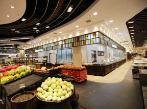 大型超市装修图片 连锁超市装修 连锁超市设计