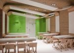 80平现代风格快餐厅装修设计图