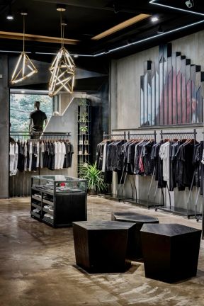 男装专卖店装修效果图 男装专卖店