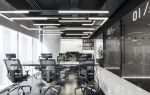 办公室黑白简约风格装修设计图