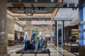 长沙店铺装修设计图片 男装店设计效果图