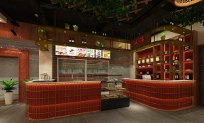 杭州餐饮店装修设计图片 杭州餐饮店铺装修设计