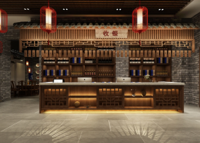 杭州餐饮店装修设计图片 杭州餐饮店铺装修设计