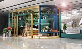 杭州花店装修设计图片 杭州花店装修图片
