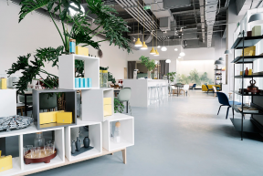杭州奶茶店效果图  杭州奶茶店装修