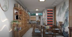 杭州230平茶叶店装修案例效果图 杭州230平茶叶店装修设计