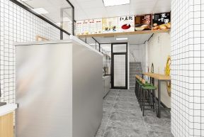 杭州早餐店门头装修设计效果图