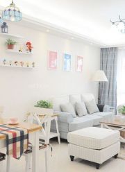 70平米二居室婚房最新设计效果图