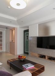 现代风格电视墙装修效果图温馨样板房