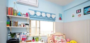 儿童房原木色家具装修设计