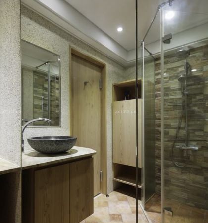 卫生间淋浴隔断装饰图片