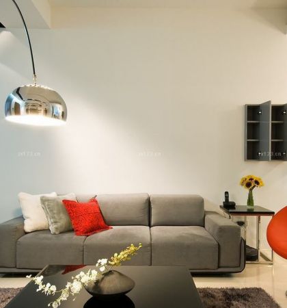 简单客厅沙发摆放装修效果图片