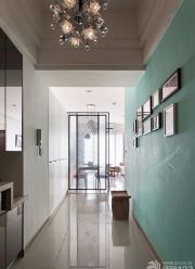 现代时尚照片墙装修效果图片2023