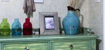 玄关柜软装饰品图片