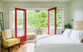 卧室小阳台装修效果图 门框造型装修效果图片