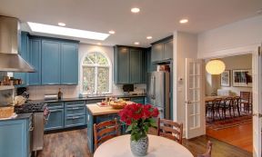 美式乡村厨房门 门框设计装修效果图片