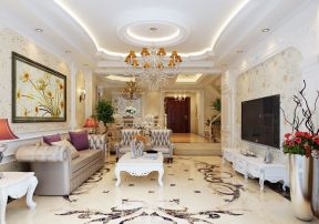 欧式奢华客厅装修图