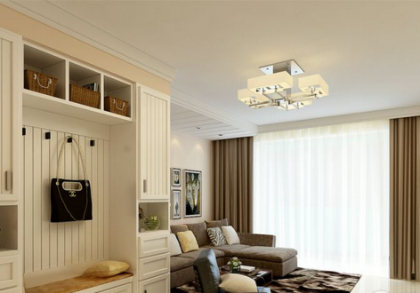  冠亚星城现代中式风格装修案例