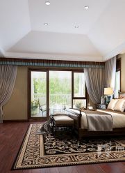 山河水670㎡美式别墅装修效果图