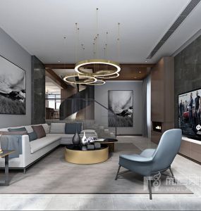 美之国500平米别墅现代风格装修案例