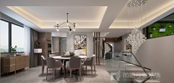 美之国500平米别墅现代风格装修案例