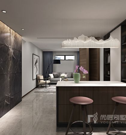 美之国500平米别墅现代风格装修案例