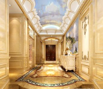 万科五龙山法式风格400平别墅装修