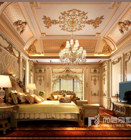 2023超豪华法式风格卧室吊顶造型效果图片