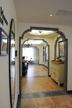  2020地中海风格过道拱形门效果图 2020地中海风格过道拱形门图片