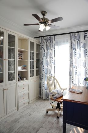 地中海风格书房装修效果图大全 2020地中海风格书房家具摆放图片 2020别墅书房装修设计图