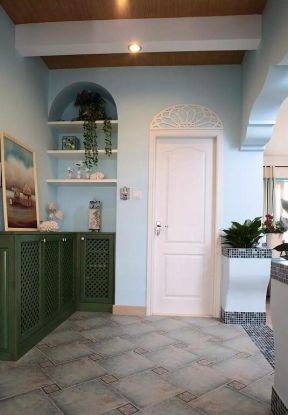 地中海玄关图 地中海玄关效果图
