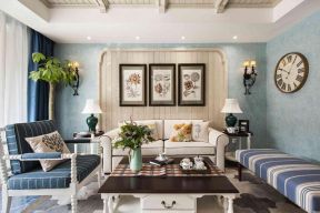 2020地中海风格客厅装修效果图片 2020地中海风格客厅组图沙发装修图片 2020地中海风格客厅组合家具图片