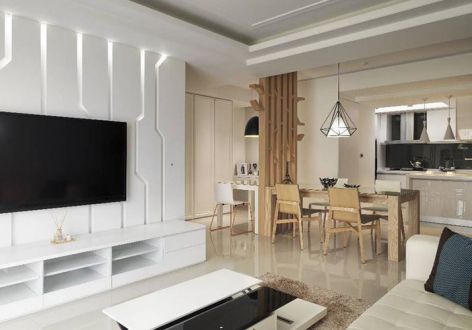 山南壹号116㎡现代简约三居室装修案例