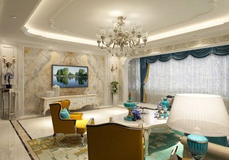 热电家园180平米欧式风格